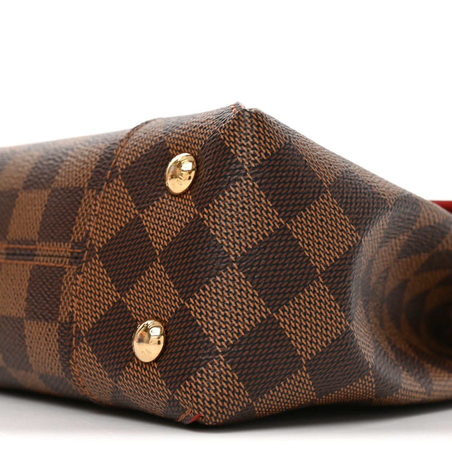 Louis Vuitton Damier Ebene Caissa Clutch Cherry 9 of 10
