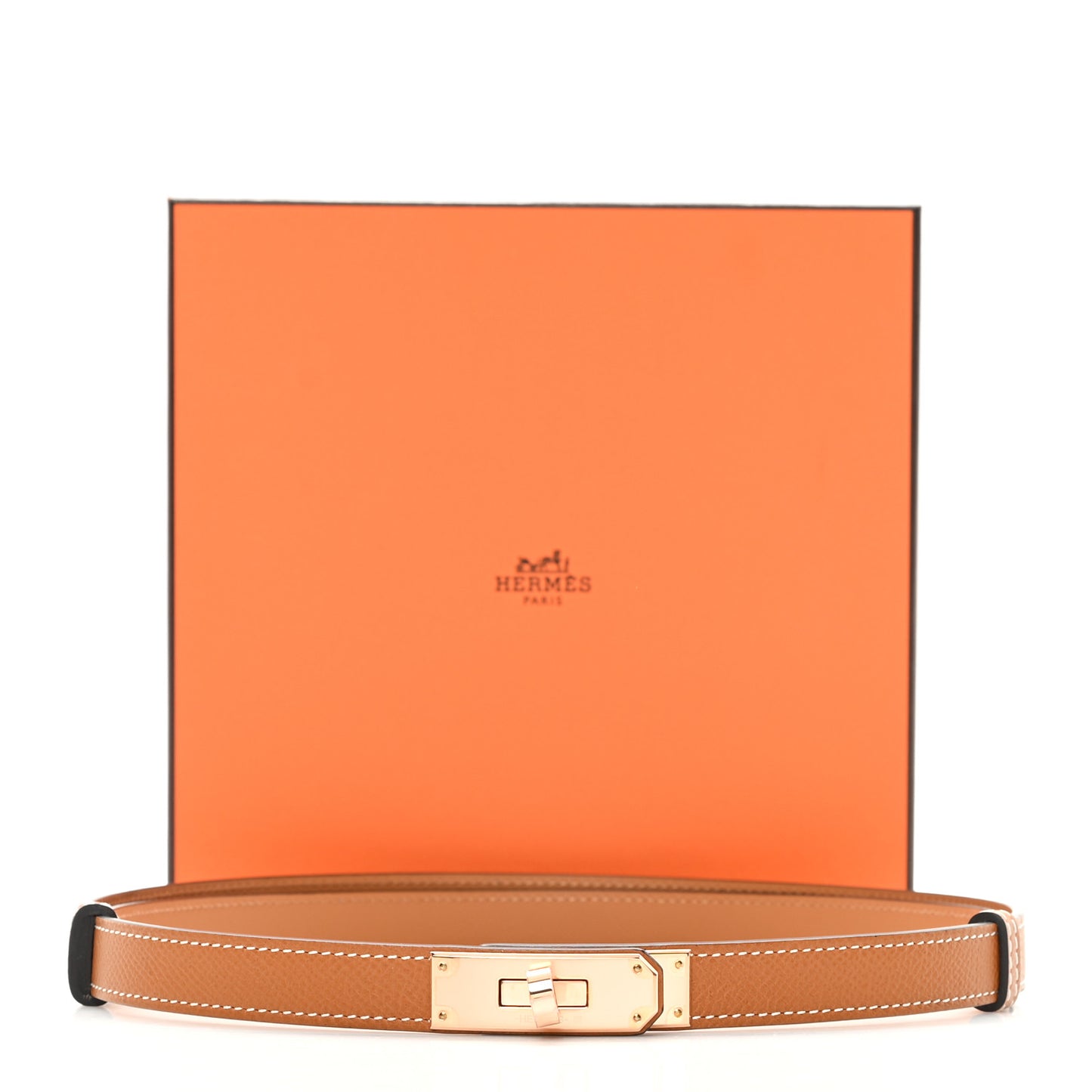 Epsom Kelly Belt Gold