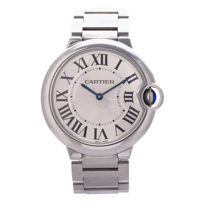 Cartier Stainless Steel 36mm Ballon Bleu De Quartz Watch 1 of 9