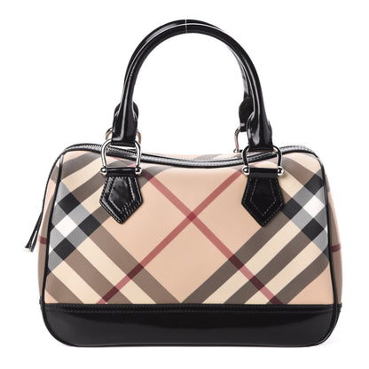 Burberry Nova Check Bowling Bag Black 1 of 9