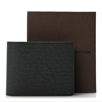 Louis Vuitton Taiga Slender Wallet Black 9 of 9