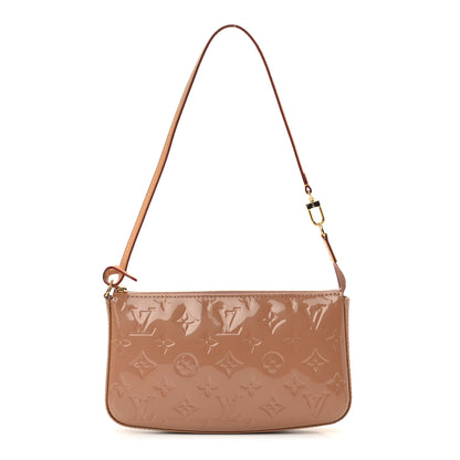 Louis Vuitton Vernis Pochette Accessories NM Rose Velours 1 of 9