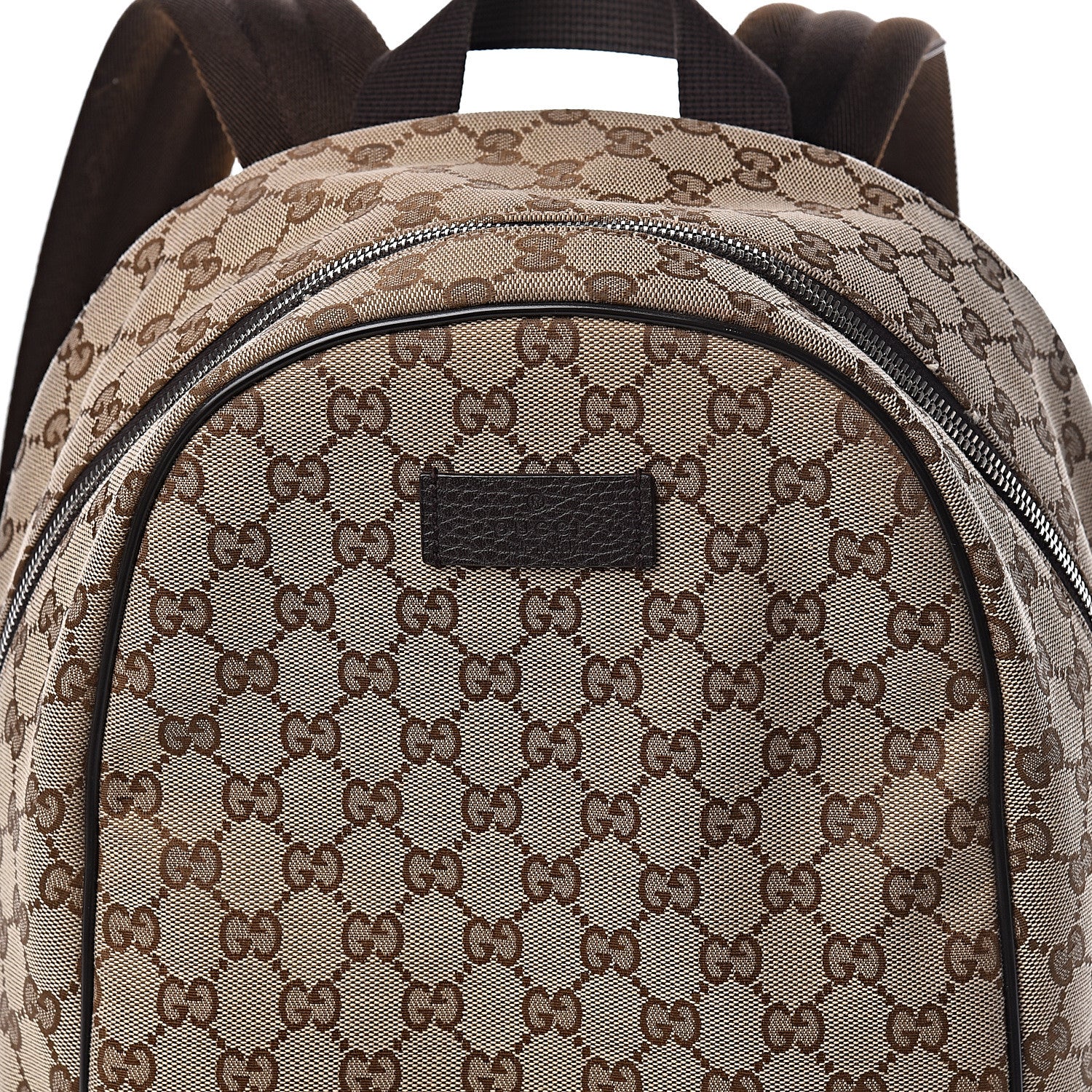 Gucci Monogram Travel Backpack Dark Brown 10 of 10