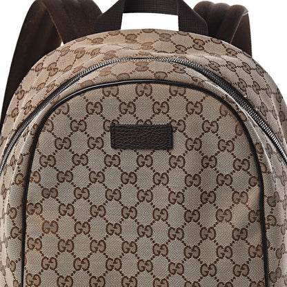 Gucci Monogram Travel Backpack Dark Brown 10 of 10