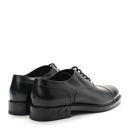 Louis Vuitton Calfskin Mens Vendome Flex Derby 9 Black 4 of 9