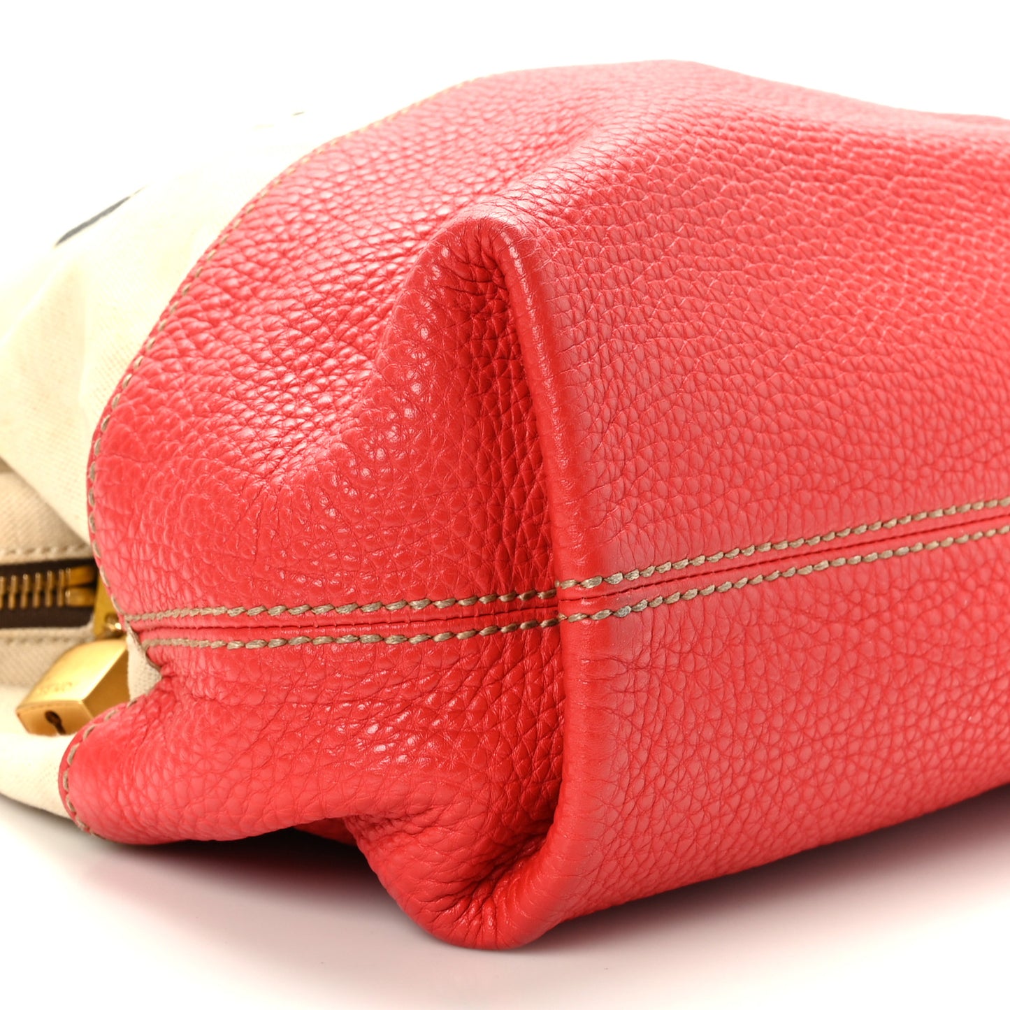 Canvas Cuoio Romano Selleria 2Bag Rosso Bluette