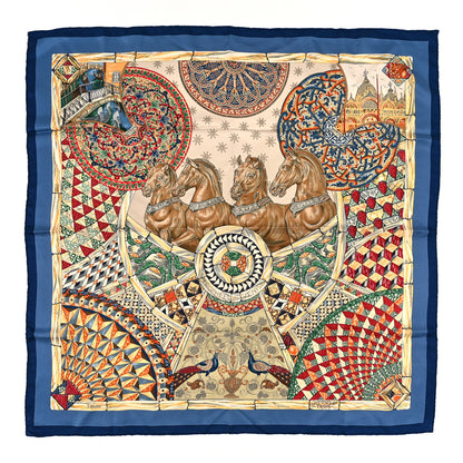Hermes Silk Trophees de Venise Scarf 90 1 of 3