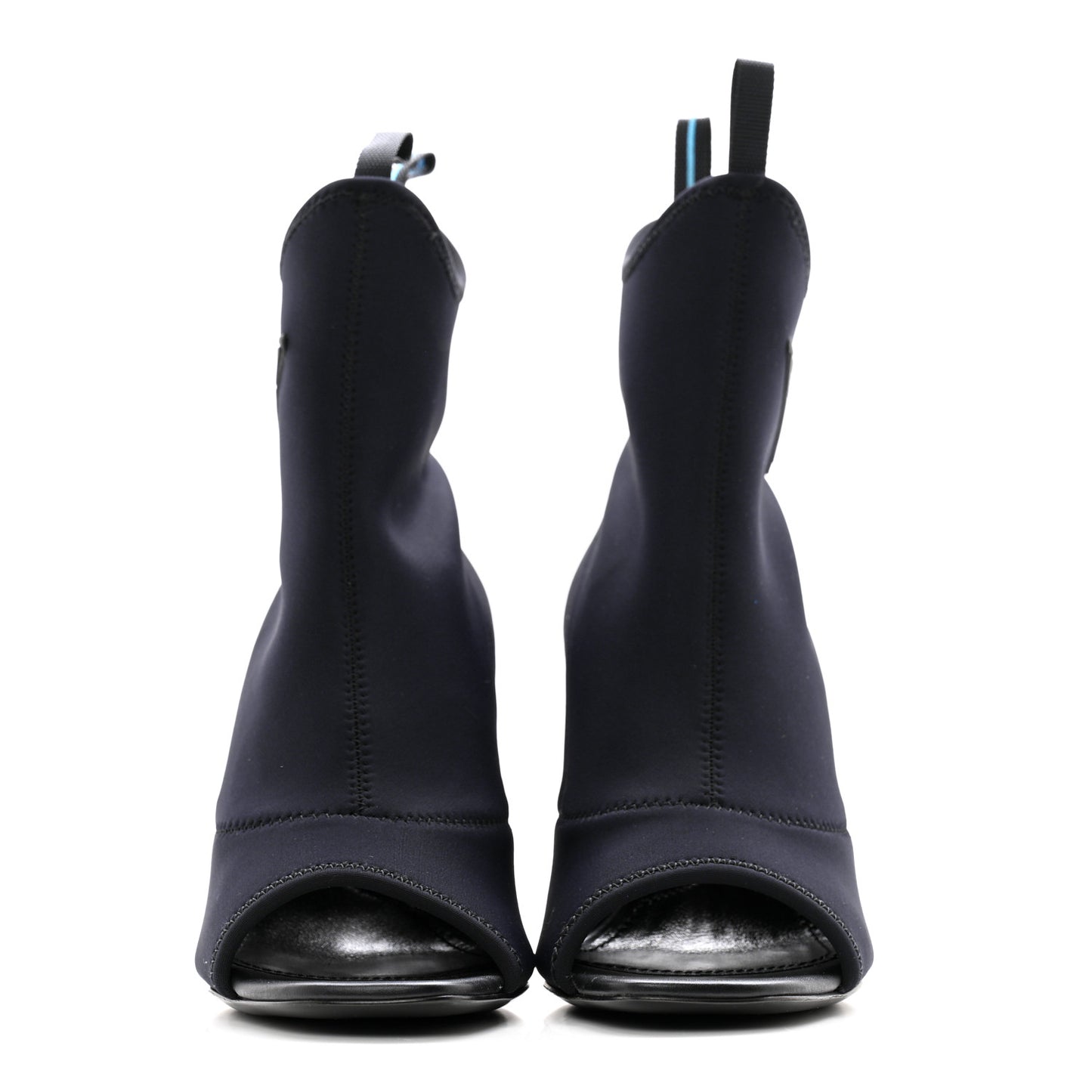 Neoprene Pointed Open Toe Sock 90 Boots 37.5 Black