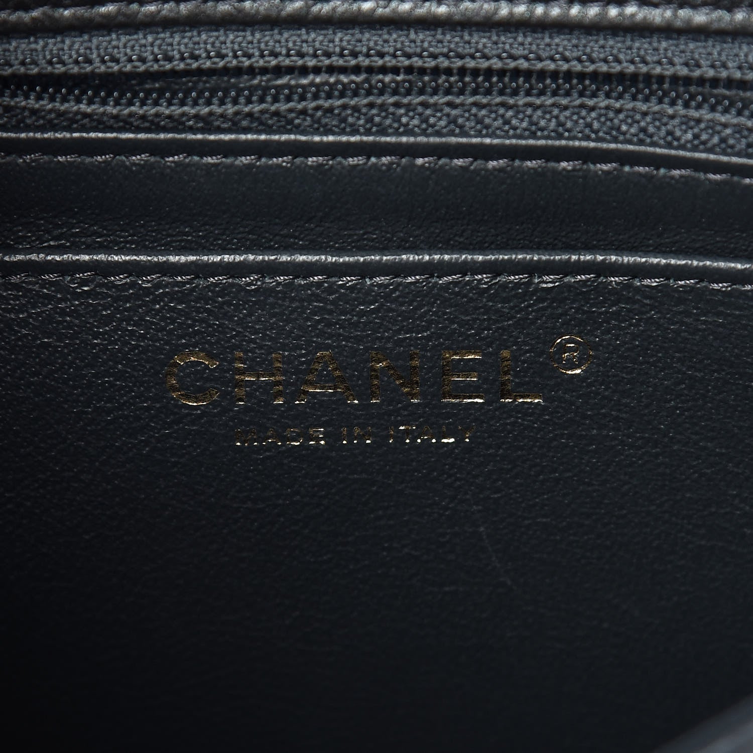 Chanel Caviar Quilted Mini Square Flap Dark Grey 6 of 9