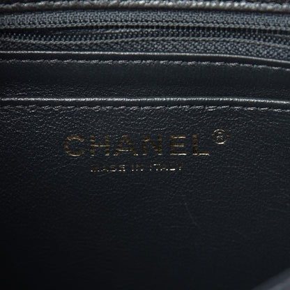 Chanel Caviar Quilted Mini Square Flap Dark Grey 6 of 9