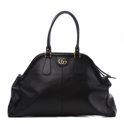 Gucci Calfskin Large Re(Belle) Top Handle Bag Black 1 of 11
