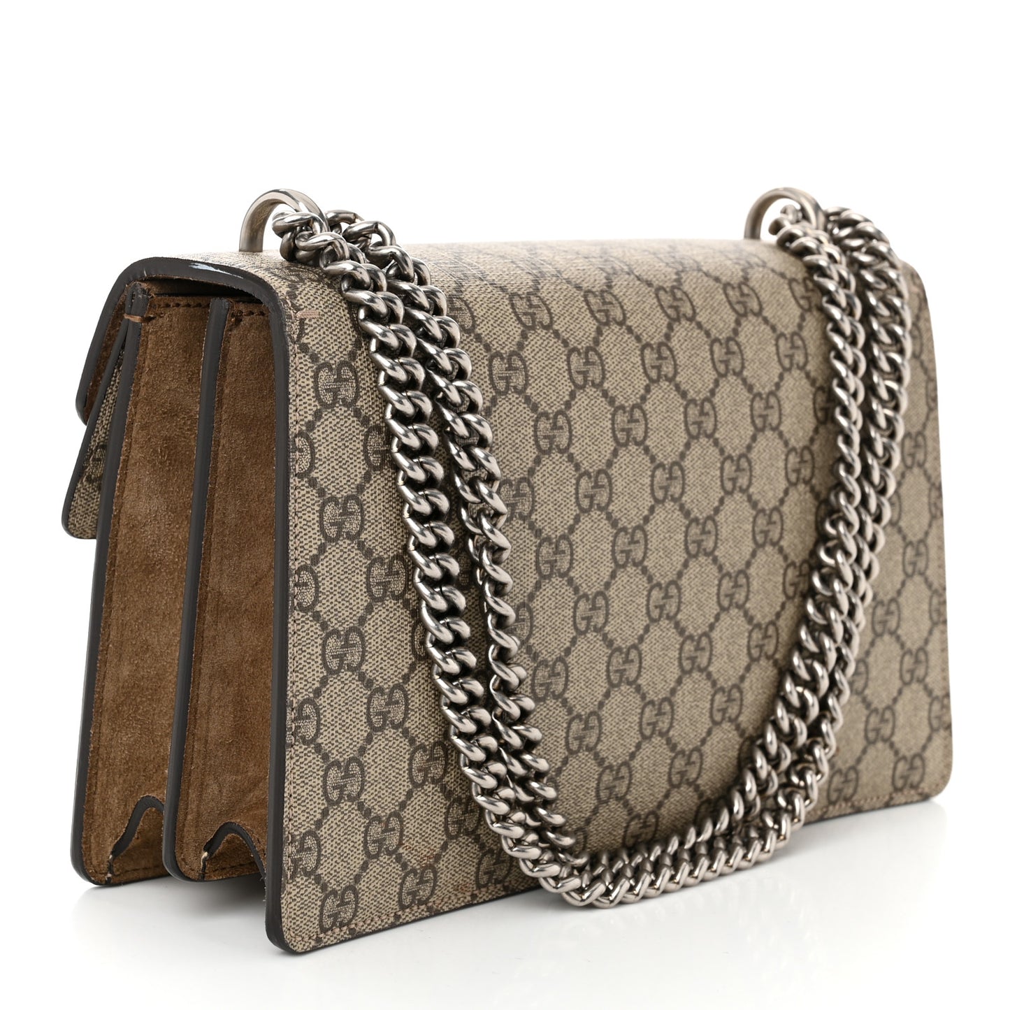 GG Supreme Monogram Small Dionysus Shoulder Bag Taupe