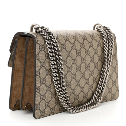 Gucci GG Supreme Monogram Small Dionysus Shoulder Bag Taupe 3 of 11