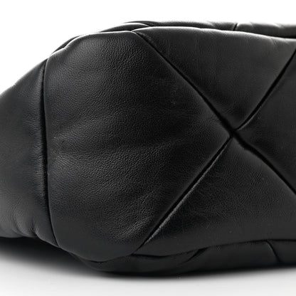 Prada Nappa Triangle Quilted Patchwork System Bag Black 9 of 10