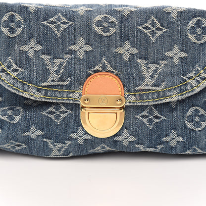 Louis Vuitton Monogram Denim Mini Pleaty Blue 11 of 11