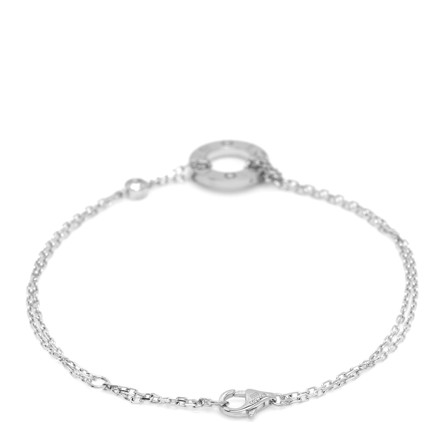 18K White Gold Diamond LOVE Bracelet