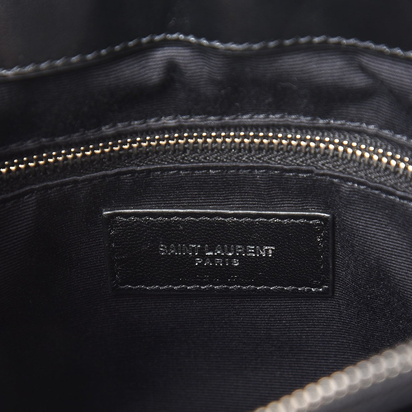 Calfskin Y Quilted Monogram Medium Loulou Chain Satchel Black