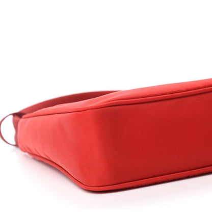 Prada Tessuto Nylon Mini Re-Edition 2000 Bag Rosso 6 of 11