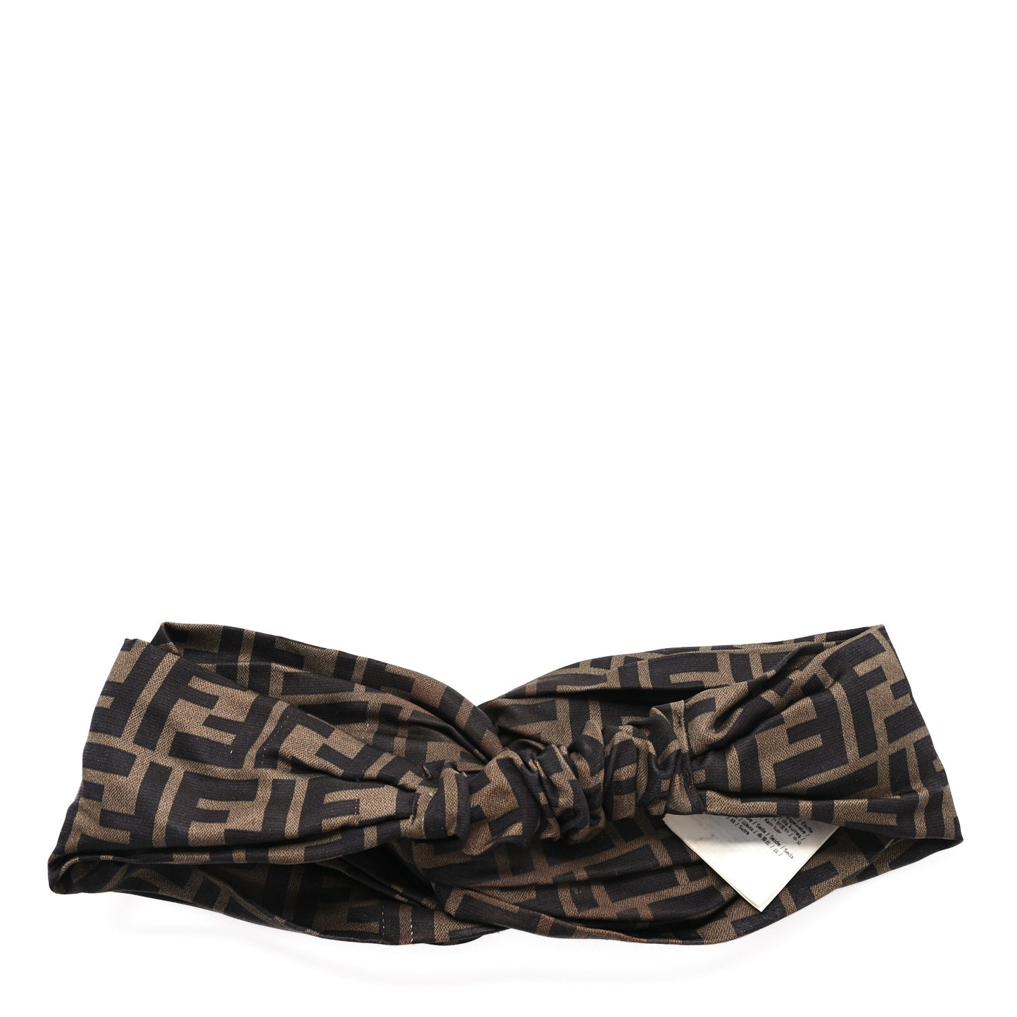 Silk FF Logo Headband Tobacco