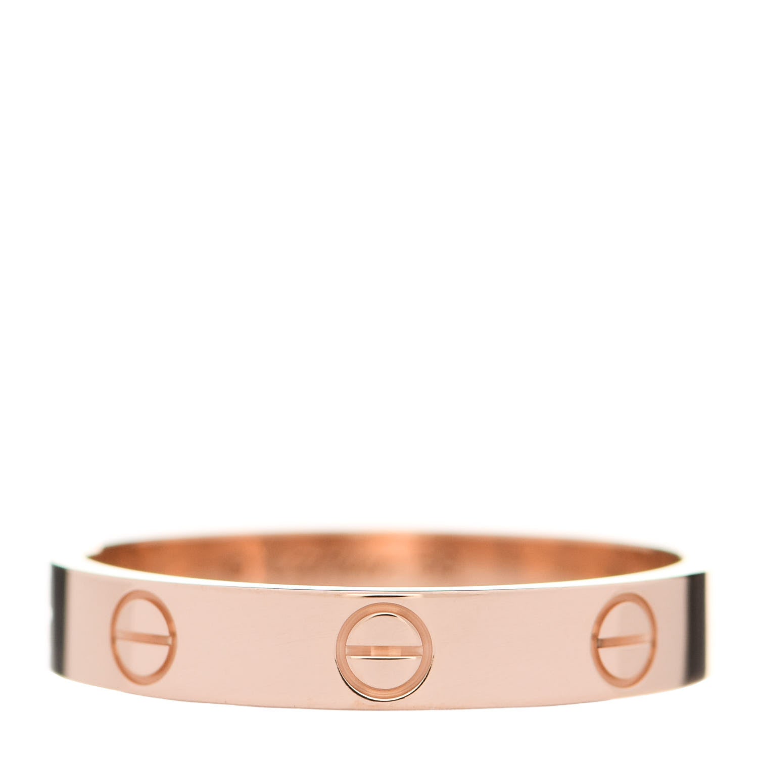 Cartier 18K Pink Gold 3.5mm LOVE Wedding Band Ring 58 8.5 1 of 5