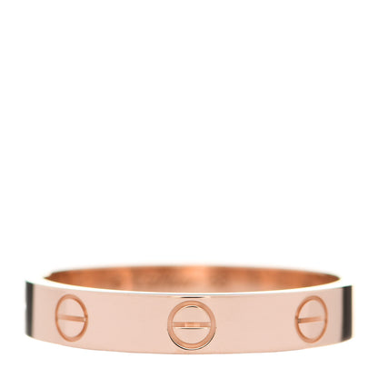 Cartier 18K Pink Gold 3.5mm LOVE Wedding Band Ring 58 8.5 1 of 5