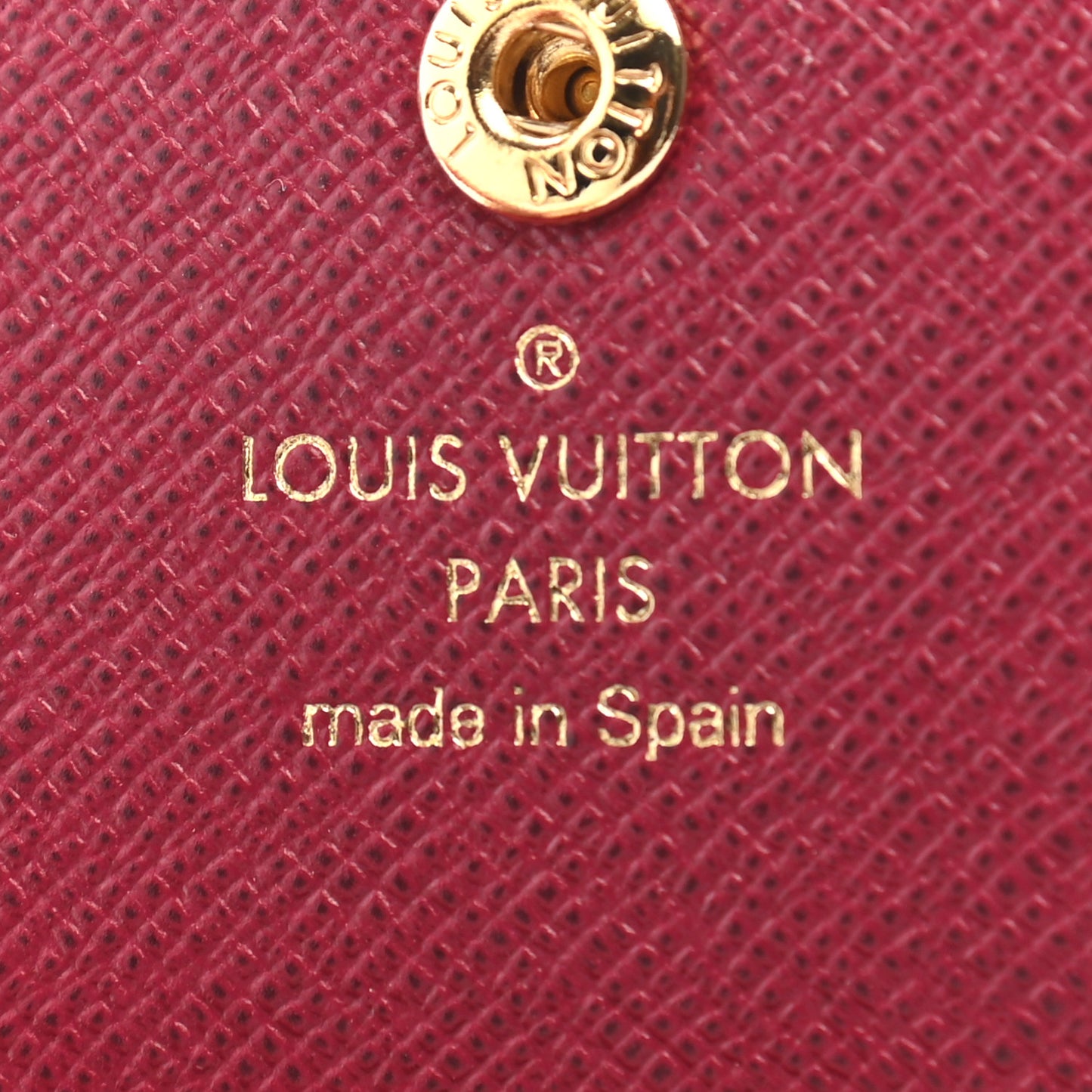 Monogram Rosalie Coin Purse Fuchsia