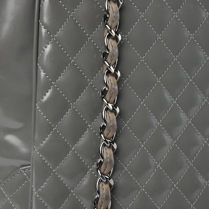 Chanel Glazed Calfskin Mademoiselle Lock Kelly Flap Bag Grey 15 of 21