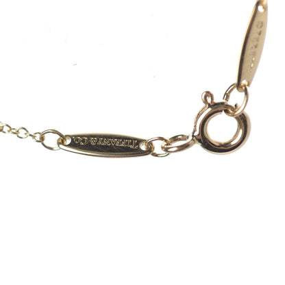 Tiffany 18K Yellow Gold Diamond .21ct Elsa Peretti Diamonds by the Yard Pendant Necklace 7 of 9