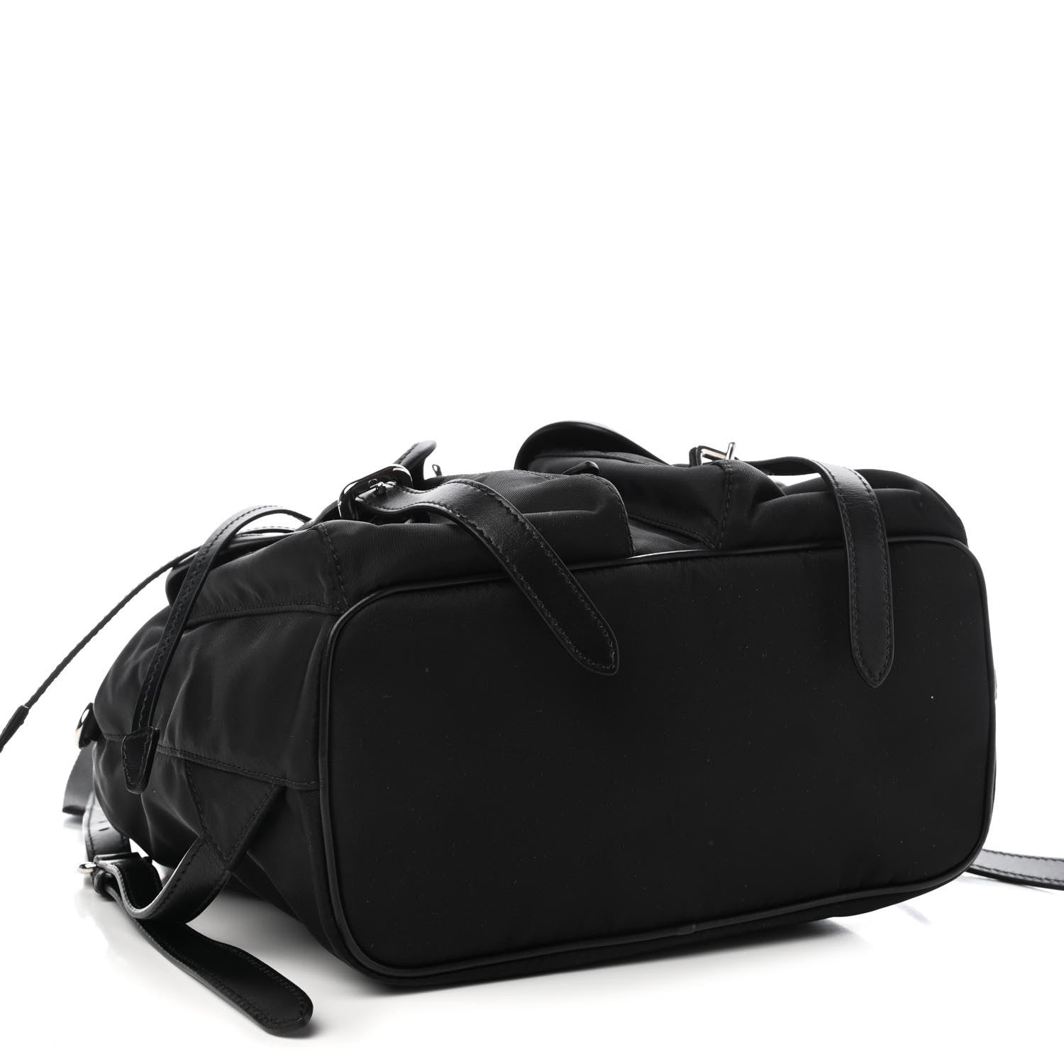 Prada Tessuto Nylon Vitello Backpack Black 6 of 9