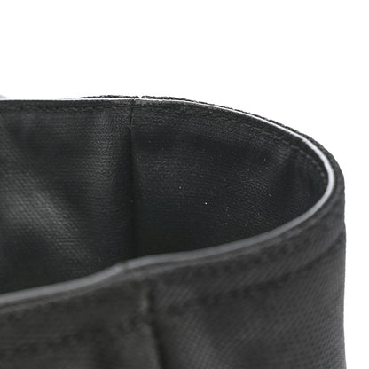 Chanel Coated Canvas Quilted Large Paris Biarritz Tote Black 17 of 17