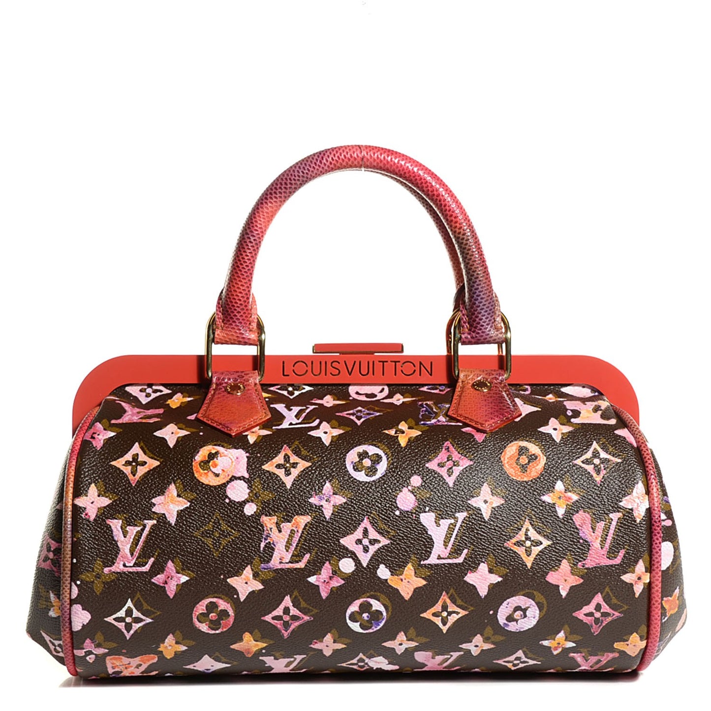 Watercolor Aquarelle Frame Papillon Brown