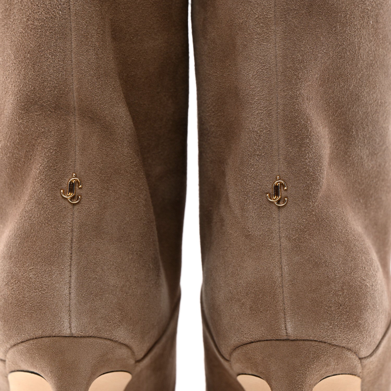 Jimmy Choo Suede Beren 85 Boots 36 Light Mocha 5 of 16