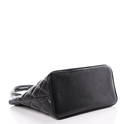 Chanel Caviar Quilted Medallion Tote Black 4 of 12