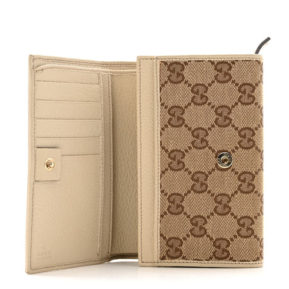 Gucci Monogram Two Fold Wallet Beige 5 of 10