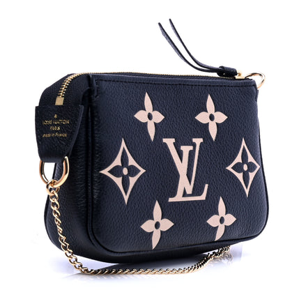 Louis Vuitton Empreinte Monogram Giant Mini Pochette Accessories Black 2 of 4