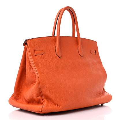 Hermes Togo Birkin 40 Orange 3 of 15