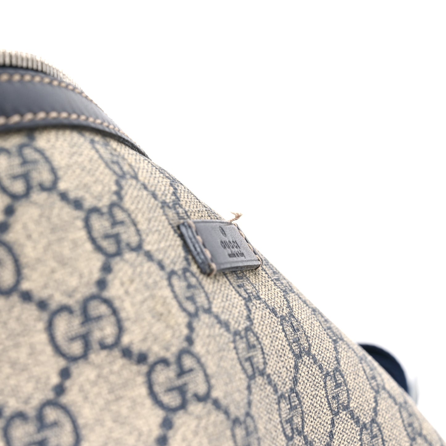 GG Supreme Monogram Belt Bag Navy