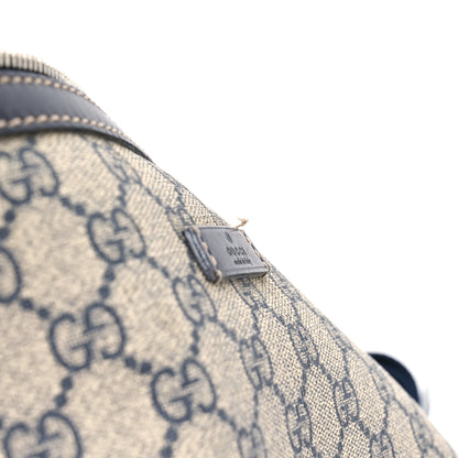 Gucci GG Supreme Monogram Belt Bag Navy 11 of 12