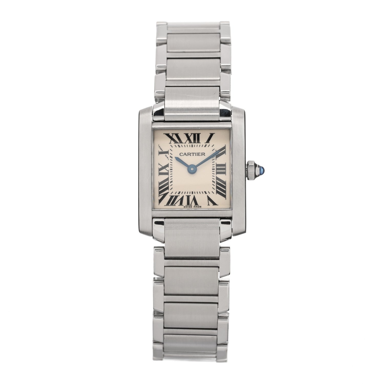 Cartier Stainless Steel 20mm Tank Francaise Quartz Watch 1 of 5