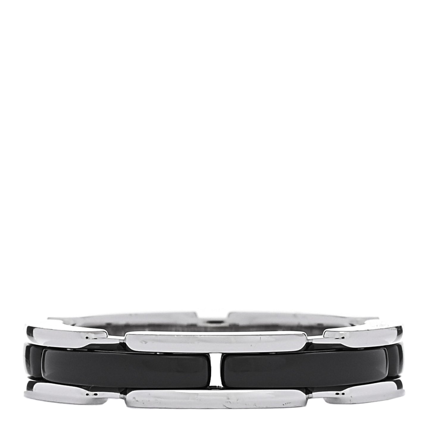 18K White Gold Black Ceramic Small Ultra Ring 59 8.75