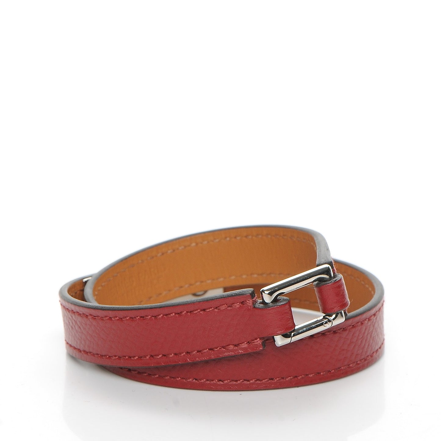 Epsom Rivale Double Tour Bracelet S Rouge Grenat