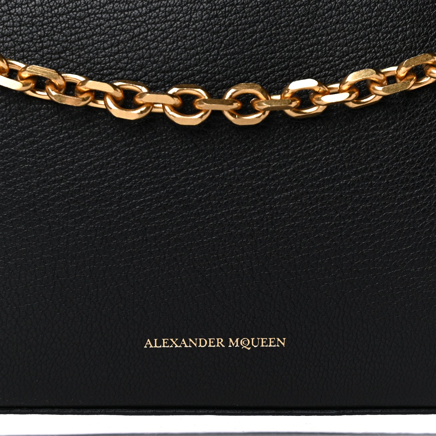 Alexander McQueen Fine Grain Goatskin Box Shoulder Bag 19 Black 8 of 13