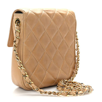 Chanel Lambskin Quilted Extra Mini Flap Beige 3 of 10