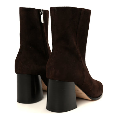 Jimmy Choo Suede Linne Ankle Boots 39 Brown 5 of 8