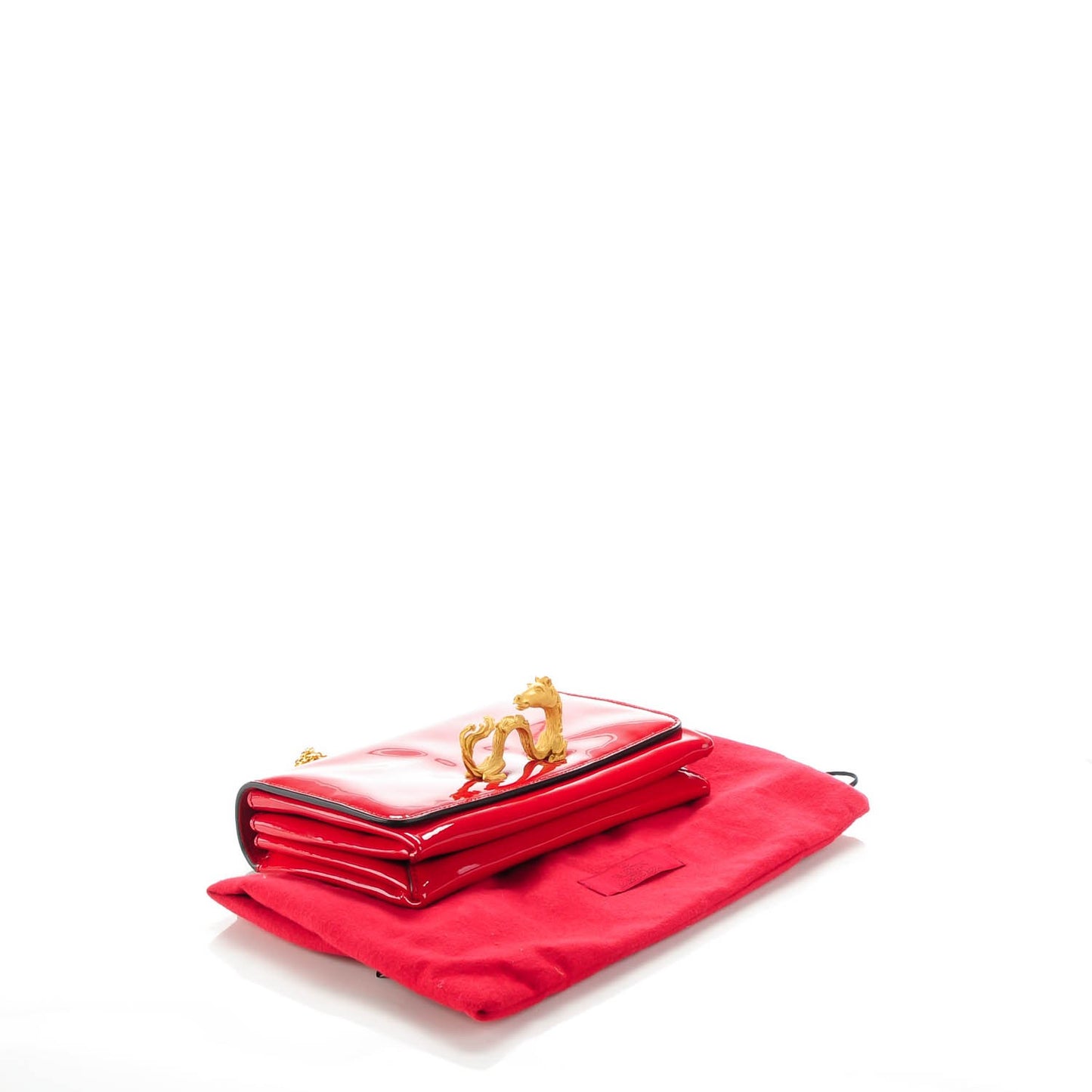 Patent Animalia Va Va Voom Shoulder Bag Red