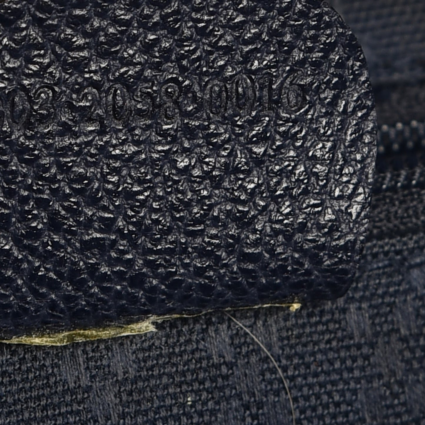 Suede Bamboo Backpack Navy Blue
