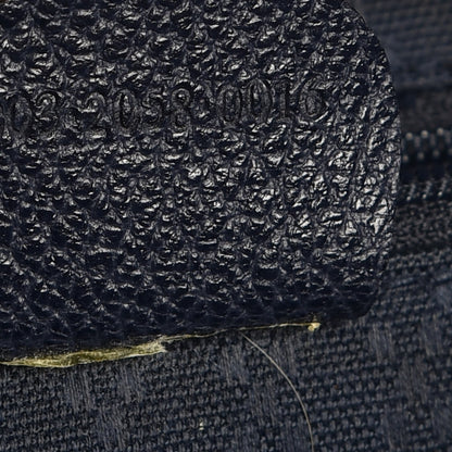 Gucci Suede Bamboo Backpack Navy Blue 7 of 9