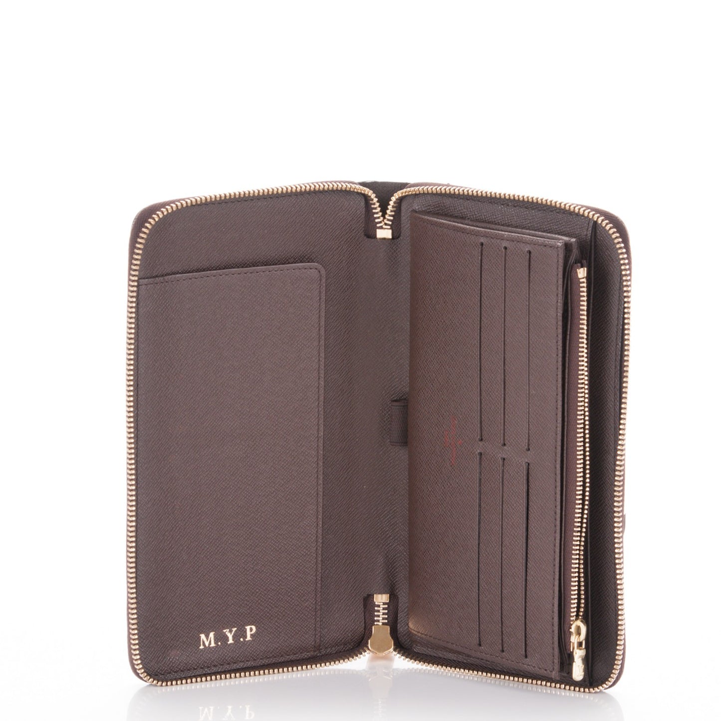 Damier Ebene Zippy Organizer Wallet