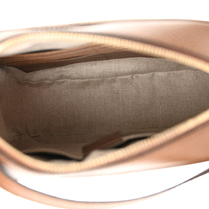 Gucci Monogram Mini Bree Messenger Bag Beige Tabacco 5 of 11