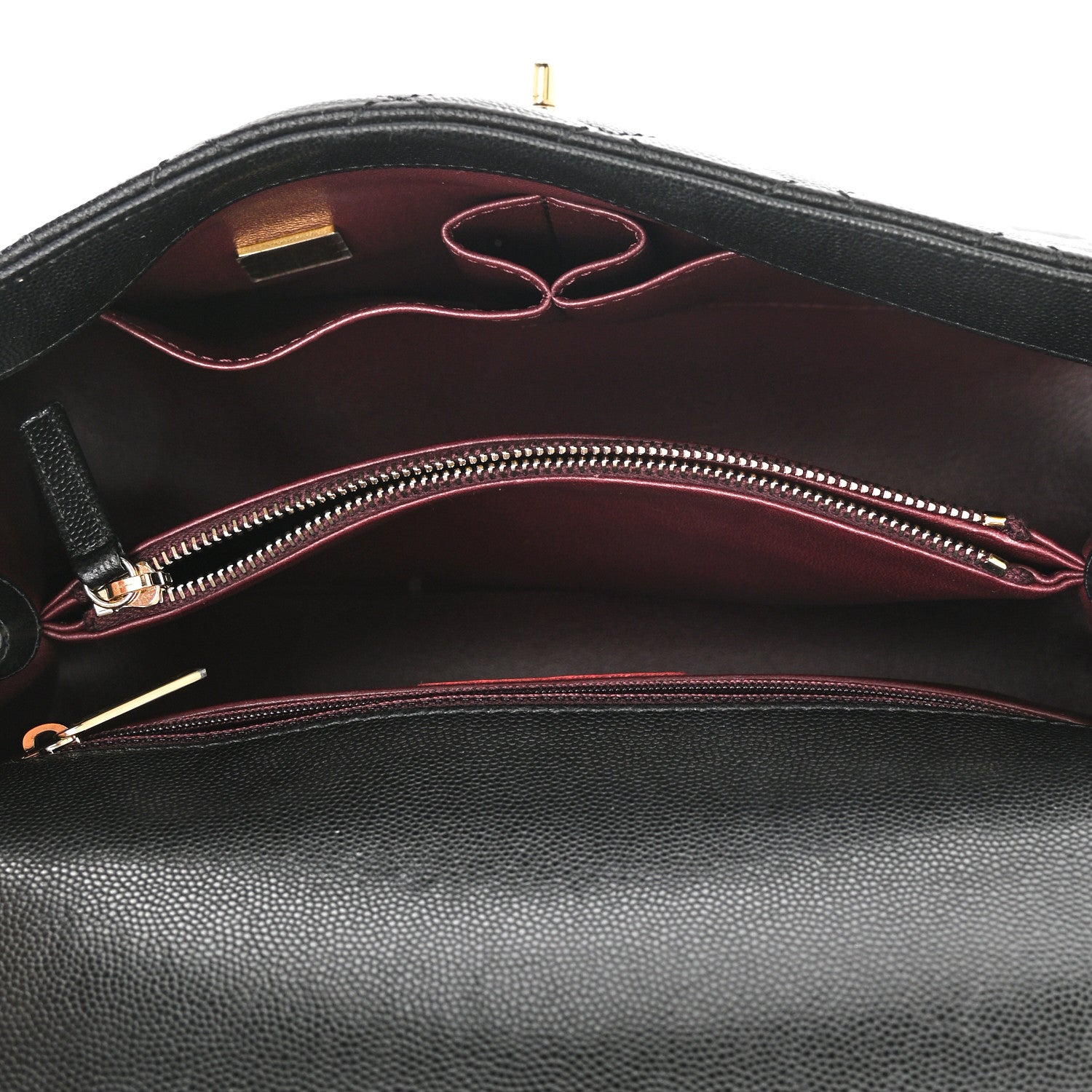 Chanel Caviar Quilted Small Coco Handle Flap Black 5 of 13